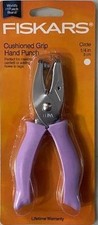 Fiskars 123670-1001 1/4" CIRCLE Hand Punch PURPLE