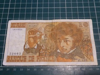 FRANCE BILLET de 10 FRANCS BERLIOZ 6/2/1975 H138 EN ETAT D'USAGE !