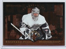 1996-97 DONRUSS CANADIAN ICE LES GARDIENS STEPHANE FISET /1500 5 KINGS