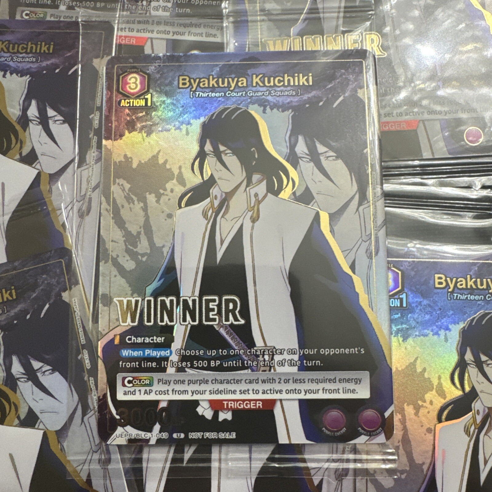 Union Arena - Byakuya Kuchiki (Winner Promo) - BLEACH - BLC-1-049
