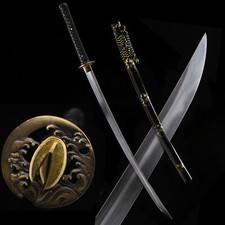 Battle Ready Clay Tempered T10 Steel Japanese Samurai Sword Katana O-Kissaki