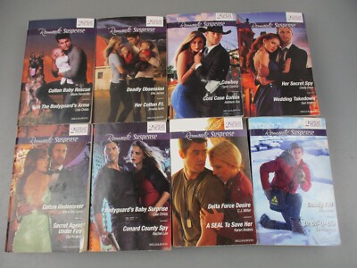Mills & Boon Bundle Bulk Lot 8 Romantic Suspense Books - 16 Stories Paperbacks