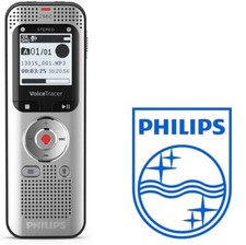Philips DVT2050 VoiceTracer Audio Recorder - Aluminium Silver (Stock of UK)