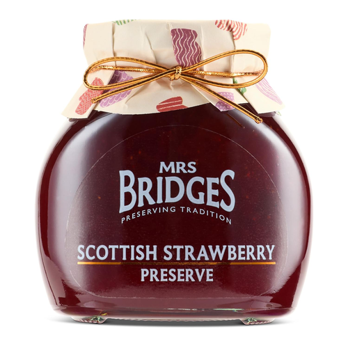 Strawberry Preserve, Made in Scotland, 12Oz Jar (Pack of 1)