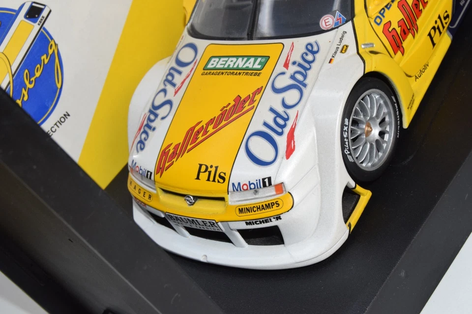 B27 1:18 MINICHAMPS 180 954201 OPEL CALIBRA LUDWIG 1995 DTM TEAM ROSBERG NMIB - Immagine 4 di 4