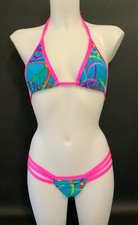 Exotic Dancer Tri Top And Thong Set