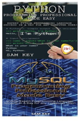 Python-Programmierung professionell leicht gemacht & MYSQL Progr - Taschenbuch NEUER Schlüssel, Sam
