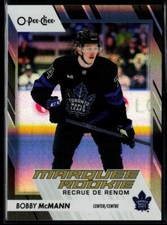 2023-24 O-Pee-Chee Rainbow Black Bobby McMann RC 028/100 #561