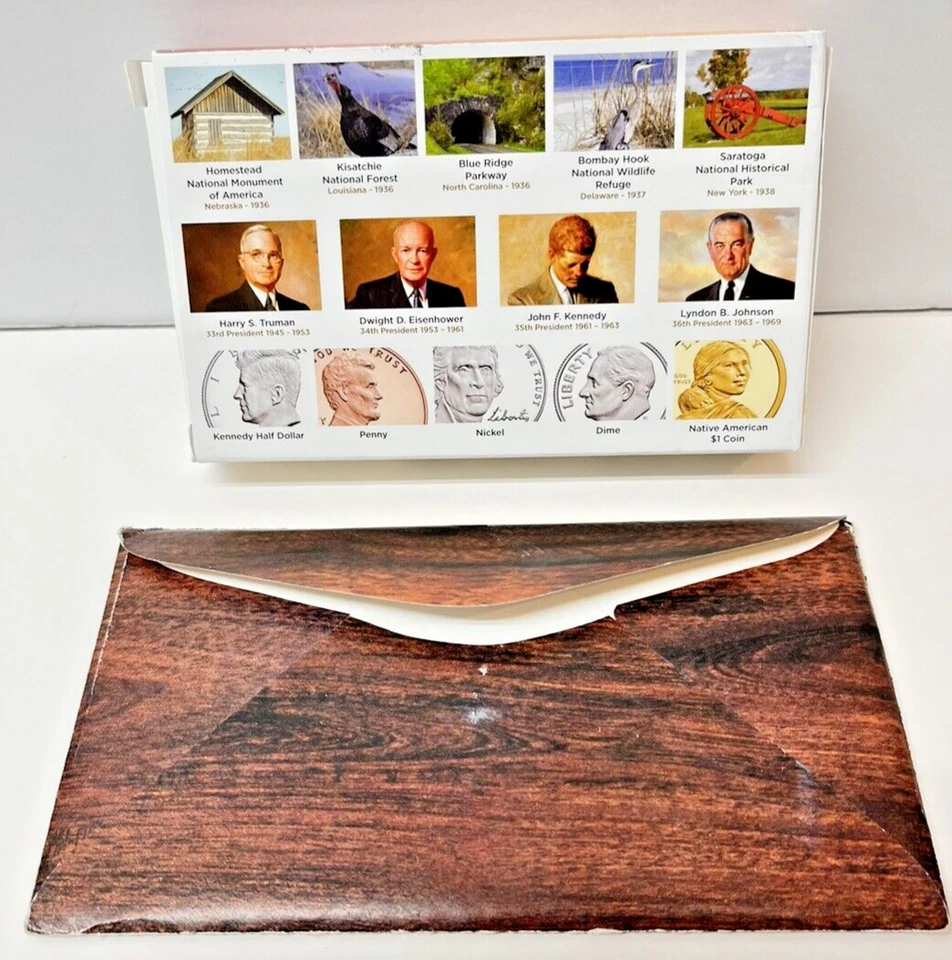 U.S. Mint 1985 Uncirculated W/ 2015 Proof Set Gift Idea Coin Collection ML - Image 2 of 4