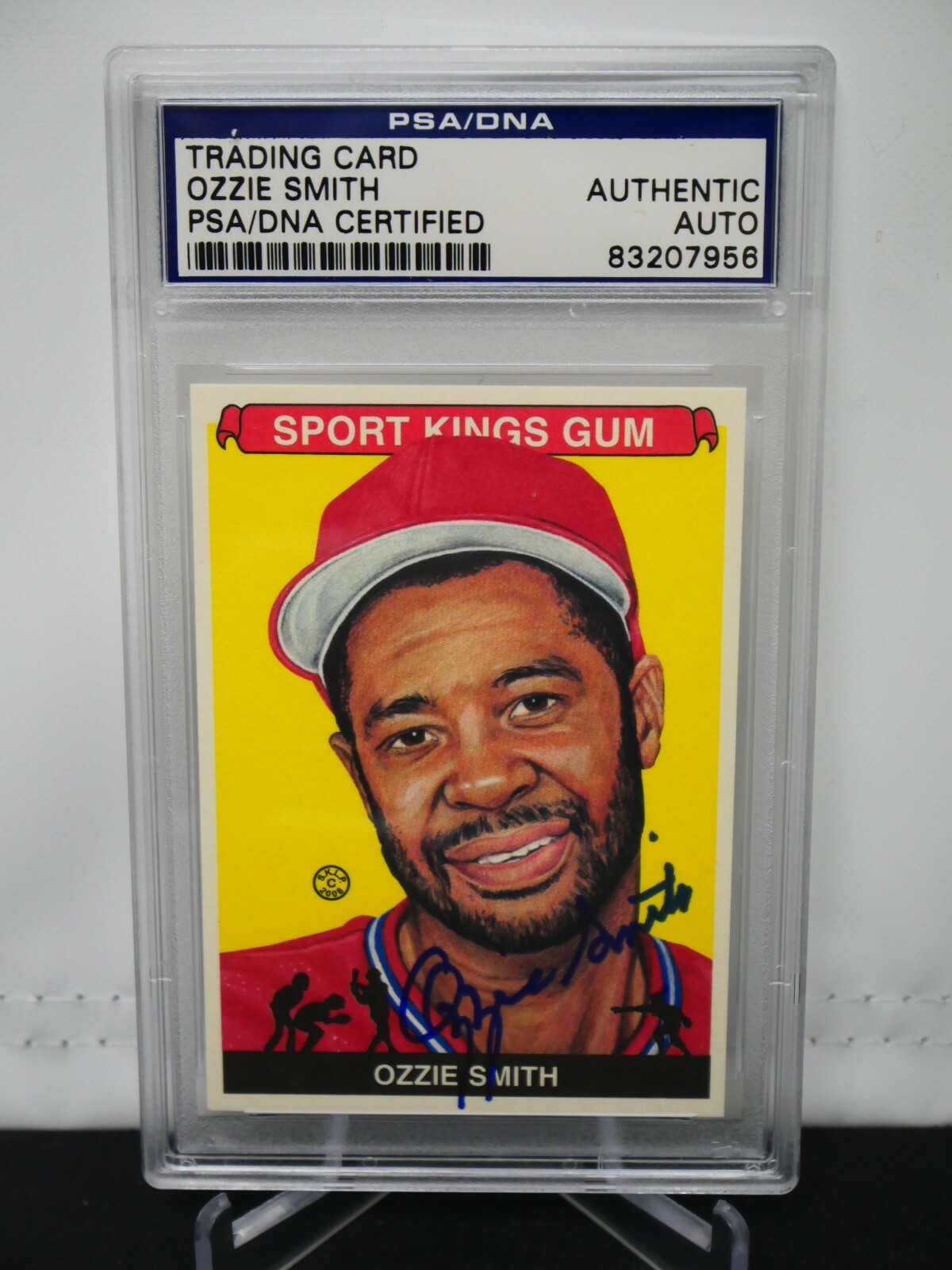 OZZIE SMITH 2008 SPORTKINGS PSA AUTHENTIC HARD SIGNED AUTO *15165 