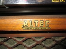 PRECUT 1 ALTEC LANSING LOGO DECAL SMALLER SIZE SPEAKER CABINETS New NICE
