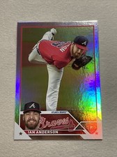 2023 Series 1 Base Rainbow Foil #114 Ian Anderson - Atlanta Braves