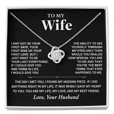 To My Wife Necklace, Christmas Gift For Wife, Christmas Gifts For Her, Wife Gift