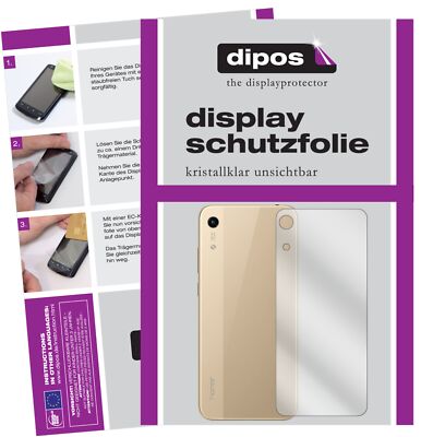 2x Schutzfolie für Honor 8A Rückseite klar Displayschutzfolie Display Schutz