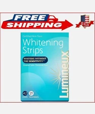 Lumineux Oral Essentials Teeth Whitening Strips - 42 strips 21 treatmentExp06/26