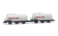 Jouef HJ6249, 2Tlg. Set Kesselwagen Petroles De L'ouest, Sncf, Neu & Ovp, H0