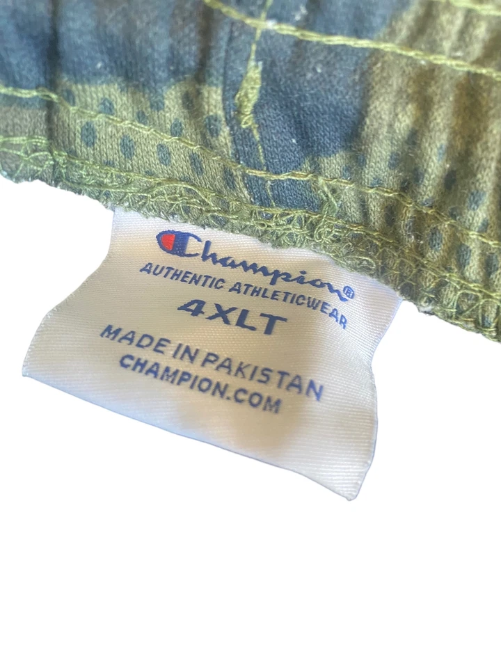 Champion Big Men Camouflage Open Hem Drawstring Pants (Big & Tall: 4XLT) NWT - Image 4 of 4