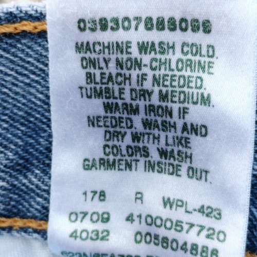 Levis 560 Mens Comfort Fit Jeans 36X30 (35x26) Blue Med Wash Tapered Distressed - Picture 11 of 11