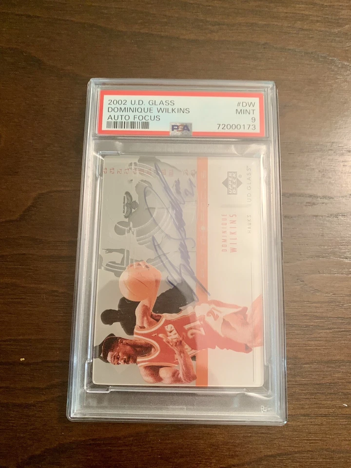 2002 U.D GLASS Dominique Wilkins Auto Focus - Image 2 of 4