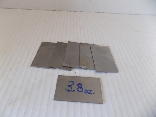 6 PCS. 3.8OZ TOTAL TWO BAY COVERED HOPPER CAR WEIGHTS UNBRANDED PO - Picture 3 of 4