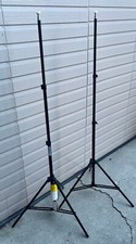 Pro Master System Pro LS-1 Economy Lite Duty Photo Lighting Stands set of 2 