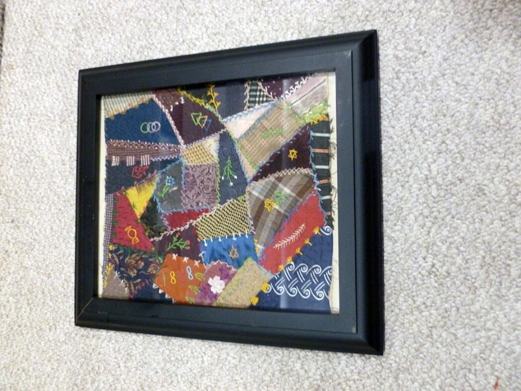 WONDERFUL VARIOUS COTTON/EMBROIDER SPECIAL DESIGN W/FRAME ART WALL