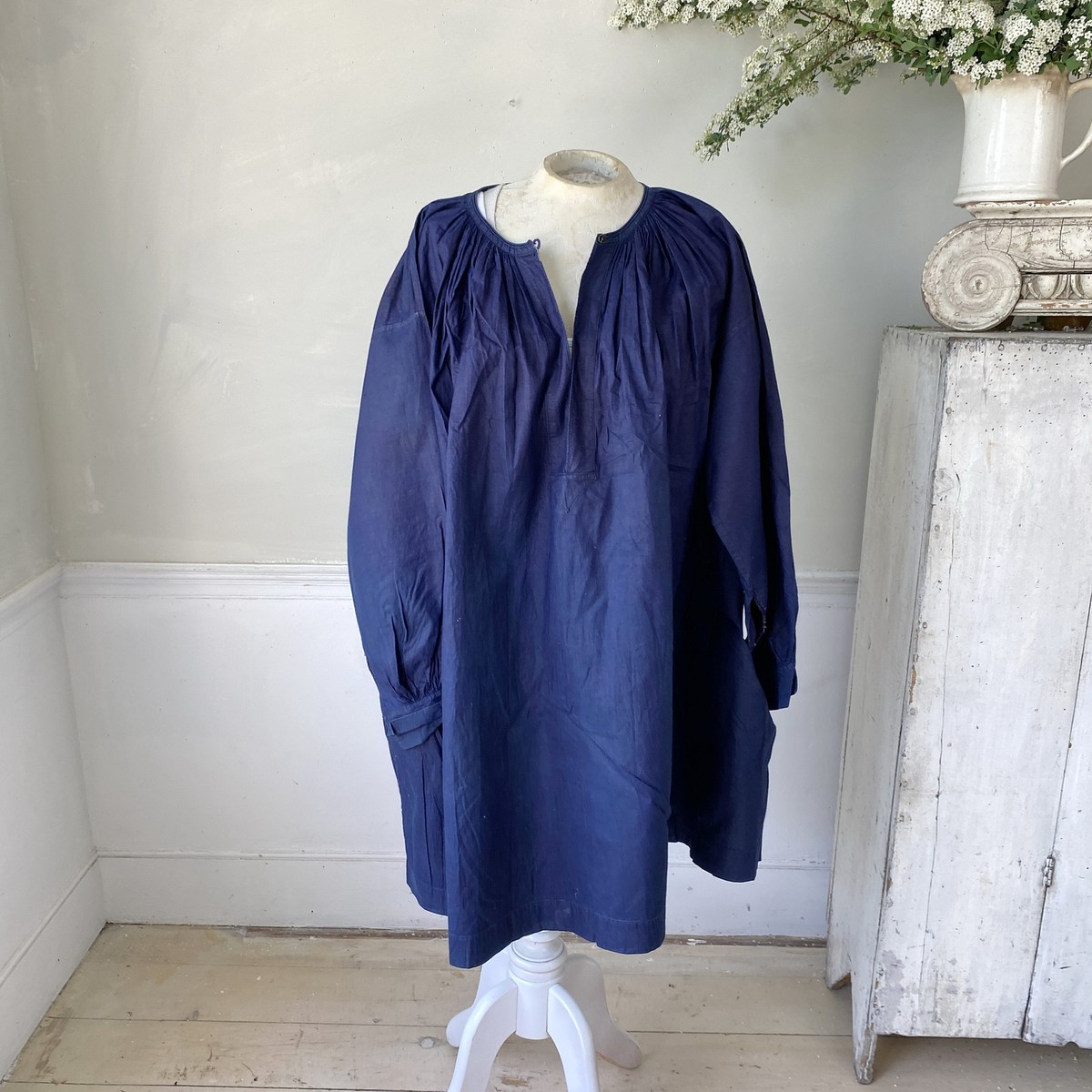 t*i様 60s french china vintage indigo jac t*i様 60s french china vintage indigo jac - メルカリ