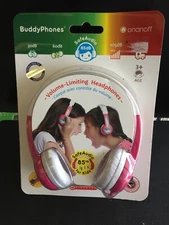 BuddyPhones Volume Limiting Kids Headphones - Pink  - Free Shipping