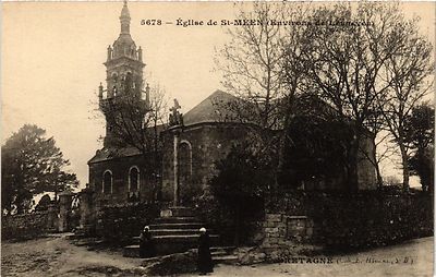 CPA AK Kirche St-MEEN - ca. von LESNEVEN (384396)