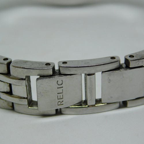 RELIC ZR11788*S All St. Steel Quartz Analog Women's Watch Sz. 7" New Battery - 第 7/10 張圖片
