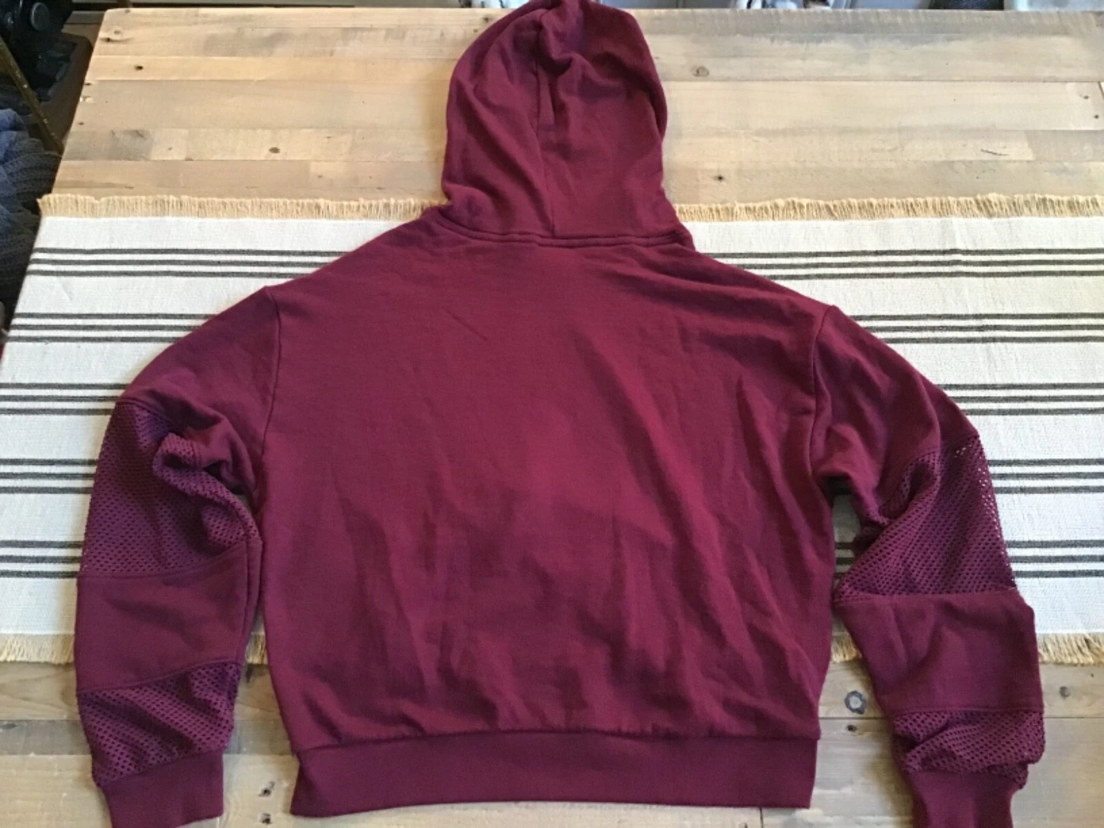 UNDERCOVER Felpa con cappuccio donna rosa Victorias Secret Maroon taglia XS