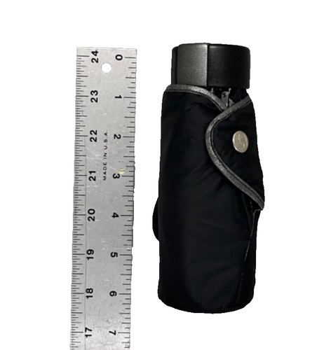 Men's Compact 6" Pocket Travel Manual Umbrella - Black - Picture 5 of 6