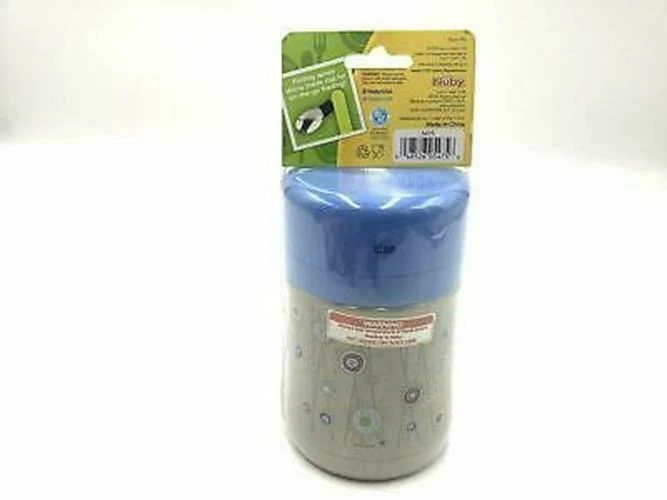 Termo aislante de acero inoxidable Nuby con cuchara plegable bueno para viajar Foto 2 de 3