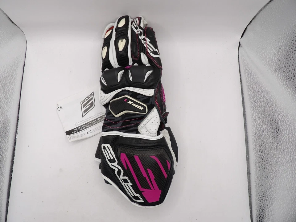 Five5 Guantes Moto RFX1 Mujer Negro Rosa Talla Pequeña/8 Mujer Foto 2 de 4