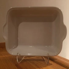 Emile Henry France Cobalt Blue Rectangular Handled Casserole Baking Dish ~ NWOB