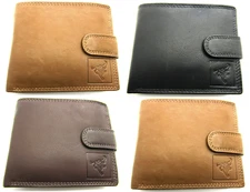 Premium Quality Real Leather RFID Protected Wallet Credit Card Holder gift Boxed