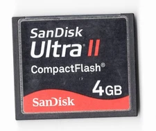 (DENTED) Sandisk Ultra II 4GB CF Compact Flash Camera Memory Card