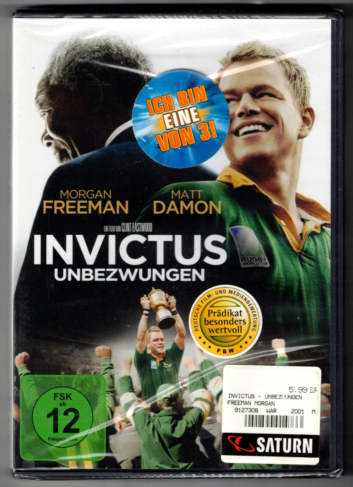INVICTUS - Unbezwungen - DVD - NEU/OVP (2010)