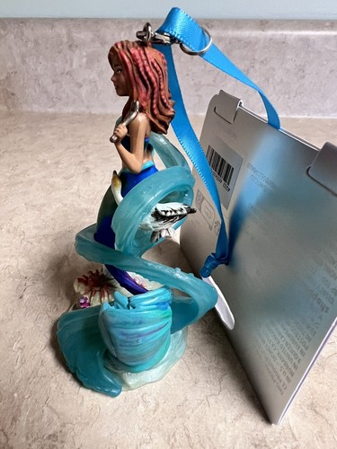DISNEY PARKS SKIZZENBUCH KLEINE MEERJUNGFRAU LIVE ACTION ORNAMENT NEU - Bild 2 von 7