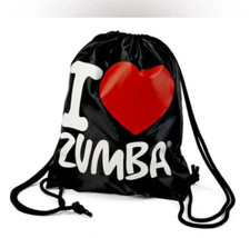 ZUMBA LOVE Drawstring Bag Gym Travel Backpack DURABLE Arrives w Gift Tote XO