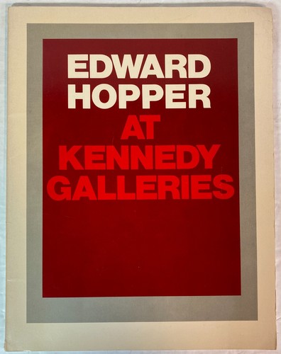Edward Hopper at Kennedy Galleries, May 11 - June 8, 1977, Softcover - Foto 1 di 3