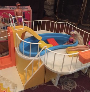 vintage barbie swimming pool