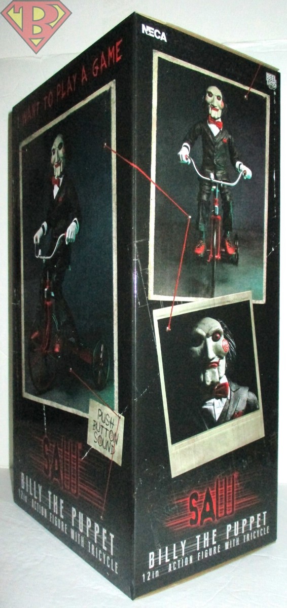 NECA SAW Push Button Sound フィギュア 三輪車付き BILLY THE PUPPET Saw 12