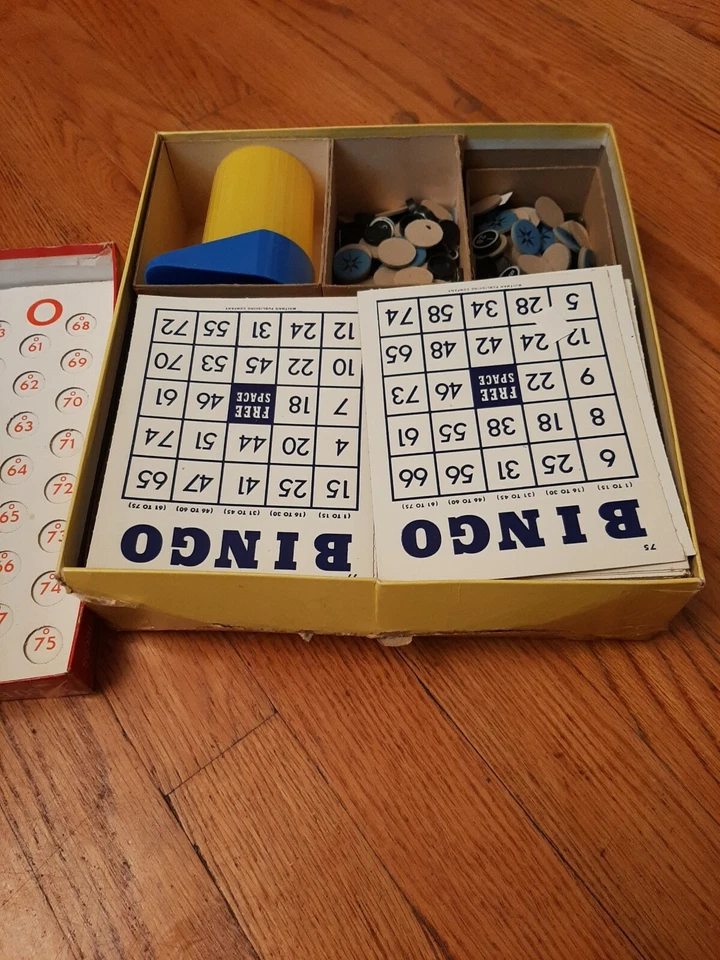 Vintage 1957 Deluxe Bingo Set With Magic Dispenser Whitman Publishing - Image 3 of 3