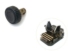 Original Right Platen Knob for Oliver No.3 Typewriter Antique Part Vtg No.4 thumbnail