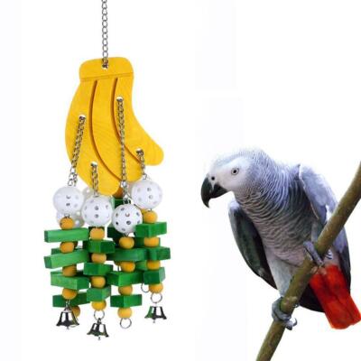 Bird Chewing Toy Large Medium Parrot Cage Bite Toys Macaws Cockatoos