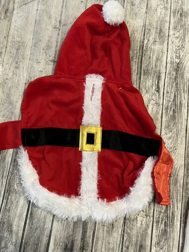 Pet Santa Costume/outfit size Xsmall - Image 4 of 4