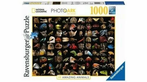 Puzzle e rompicapi neri, tema animali
