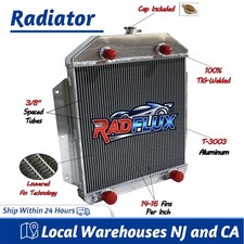 Cc49fh Radiator Fits Ford Cars Flathead Configuration 1949-1953 V8 Mt Aluminum