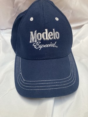 Modelo Beer Cerveza Adjustable Baseball Hat Cap Blue Embroidered Logo